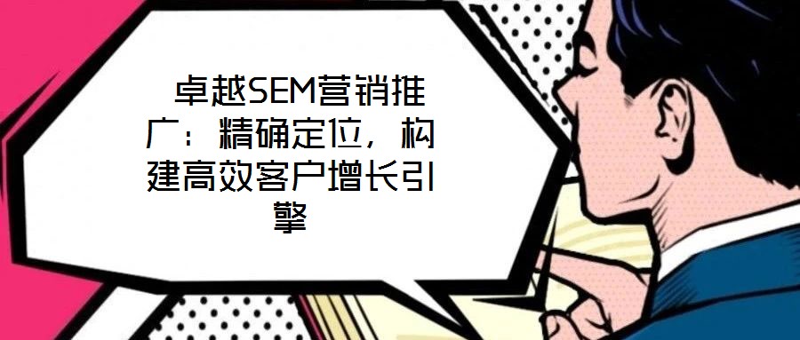  卓越SEM營銷推廣：精確定位，構(gòu)建高效客戶增長引擎